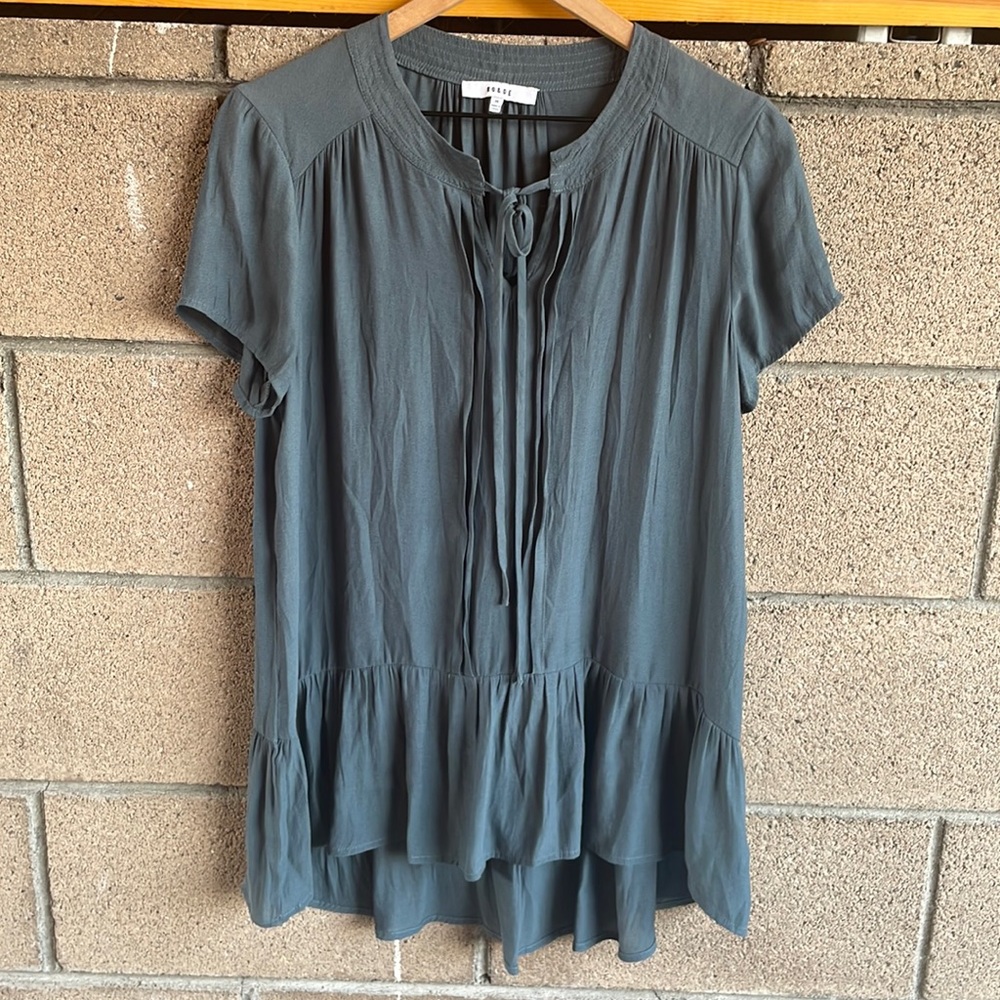 SOLD- Ro & De Tie-Neck Tunic - Picture 1 of 4